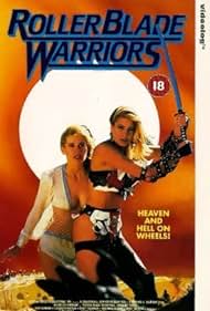 Elizabeth Kaitan and Kathleen Kinmont in Roller Blade Warriors: Taken by Force (1989)