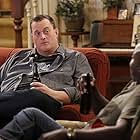 Reno Wilson and Billy Gardell in Mike & Molly (2010)