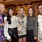 Charlize Theron, Kirsten Dunst, Sofia Coppola, Shaun Robinson, and Sofia Boutella at an event for Atomic Blonde (2017)