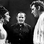 "Cleopatra" Elizabeth Taylor, director Joseph L. Mankiewicz, Richard Burton 1962 20th Century Fox