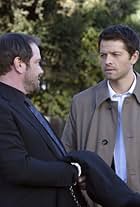 Misha Collins and Mark Sheppard in Supernatural (2005)