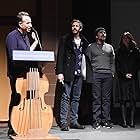 Ethan Hawke, Rose Byrne, Jesse Peretz, and Chris O'Dowd at an event for Juliet, Naked (2018)