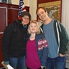 Director Lynne Stopkewich, Jessica Kishner Morgan and Jeremy Raymond on the set of Signed, Sealed, Delivered.