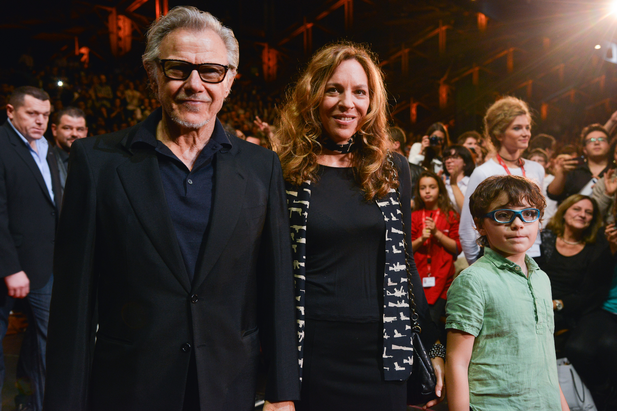 Harvey Keitel, Daphna Kastner, and Roman Keitel