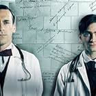 Jon Hamm and Daniel Radcliffe in A Young Doctor's Notebook & Other Stories (2012)