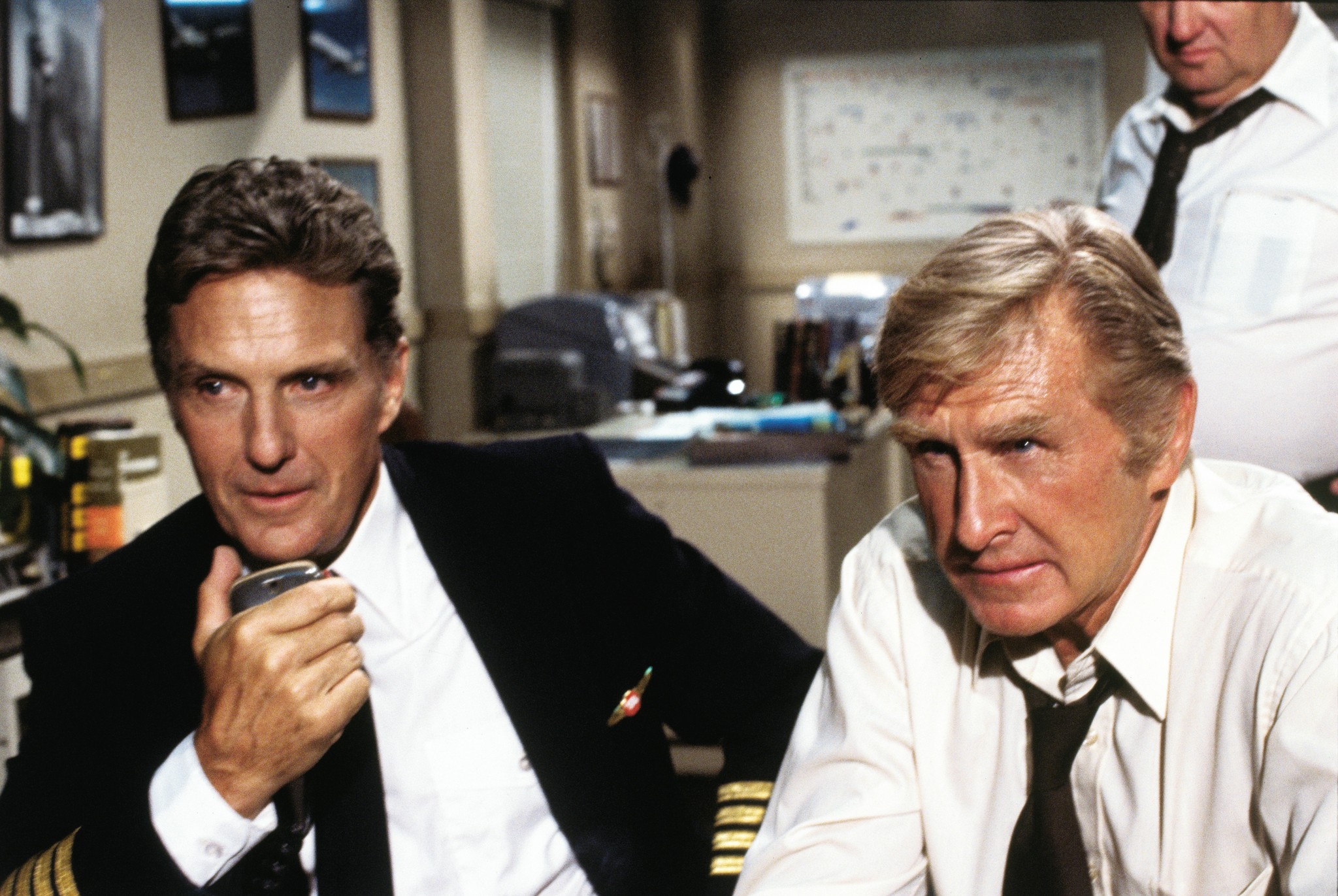 Lloyd Bridges and Robert Stack in Airplane! (1980)