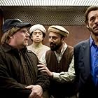 Robert Davi, Geoffrey Arend, Kevin P. Farley, and Serdar Kalsin in An American Carol (2008)