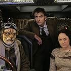 Jennifer Hennessy, Ardal O'Hanlon, and David Tennant in Doctor Who (2005)