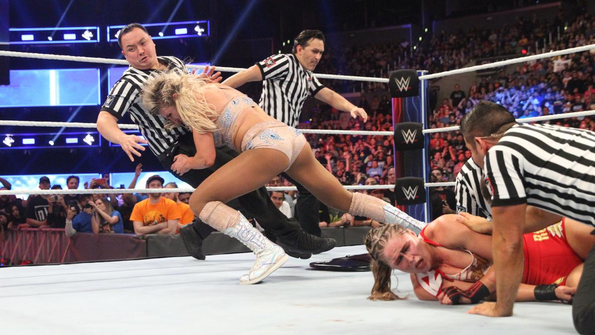 Ronda Rousey and Ashley Fliehr in WWE Survivor Series (2018)