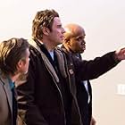 John Travolta, Sam Trammell and Asante Jones on the set of I AM WRATH