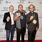 James Spione, Josh Fox, and Myron Dewey at an event for Awake: A Dream from Standing Rock (2017)