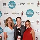 Lauren Rubin, Giorgio Litt and Christina Myhr at the Hollyshorts Film Festival. 