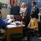 Anjali Bhimani, Julie Bowen, Ty Burrell, Andy Daly, Ajay Mehta, Eric Stonestreet, Ariel Winter, and Suraj Partha in Modern Family (2009)