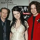 Steve Buscemi, Jack White, and Meg White at an event for Coffee and Cigarettes (2003)