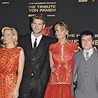 THE HUNGER GAMES, BERLIN PREMIERE: Nina Jacobson, Elizabeth Banks, Liam Hemsworth, Jennifer Lawrence, Josh Hutcherson, Robin Bissell