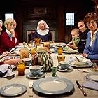 Jenny Agutter, Ben Caplan, Pam Ferris, Miranda Hart, Emerald Fennell, Helen George, Victoria Yeates, Peter Noakes, and Liam Kiff in Call the Midwife (2012)