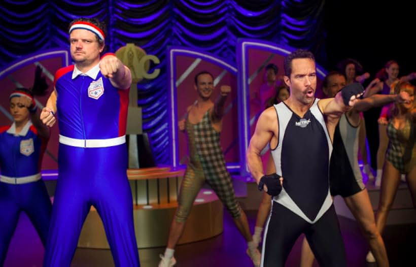 Chris Diamantopoulos, Matt Jones, and Misha Rasaiah in Let's Get Physical (2018)