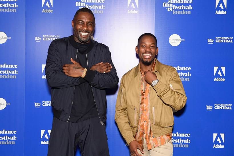 Idris Elba and Aml Ameen at an event for Yardie (2018)