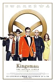 Colin Firth, Julianne Moore, Mark Strong, Channing Tatum, and Taron Egerton in Kingsman: The Golden Circle (2017)