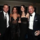 Matt Damon, Jeff Bezos, Luciana Barroso, and Mackenzie Bezos at an event for 75th Golden Globe Awards (2018)