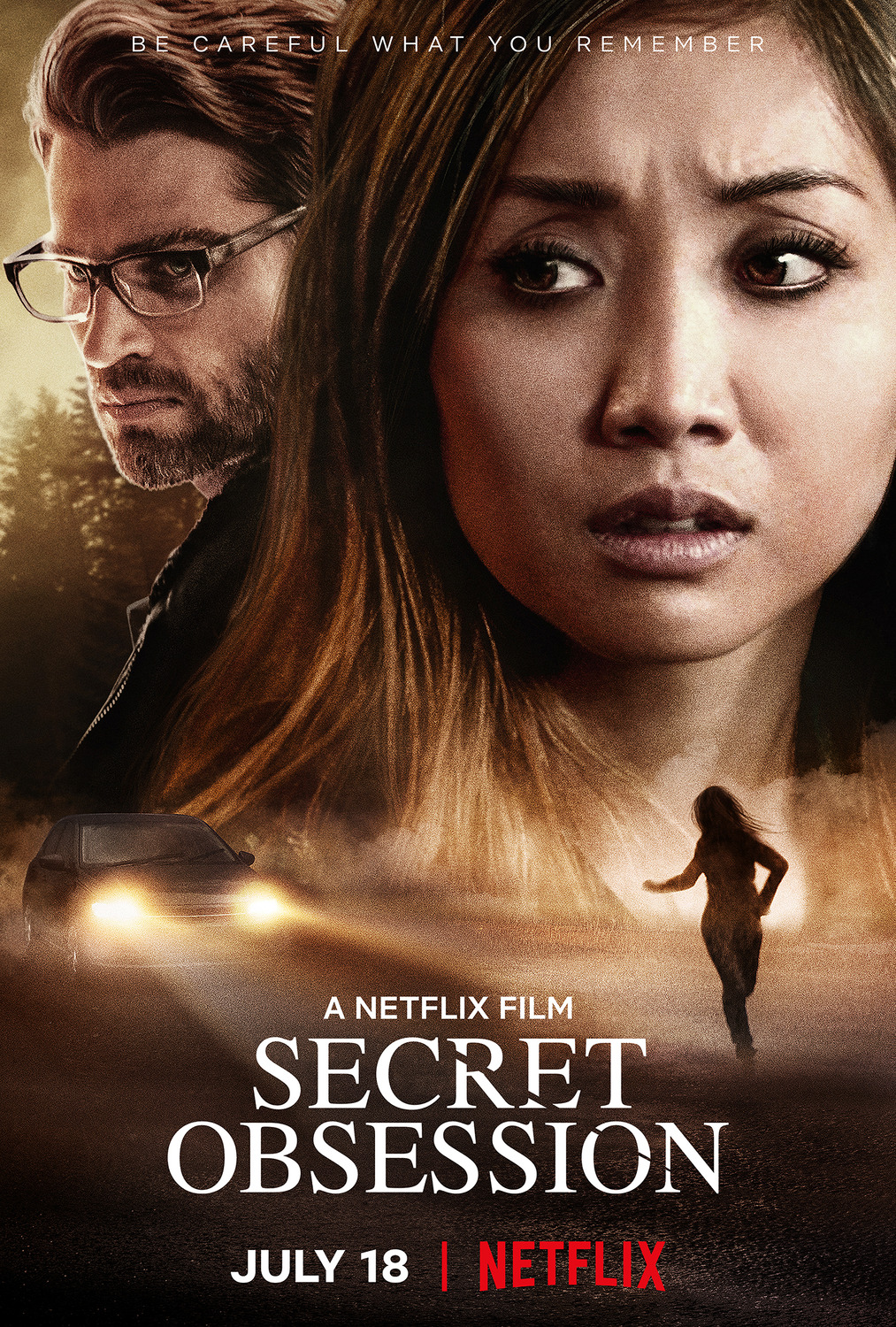 Brenda Song and Mike Vogel in Secret Obsession (2019)