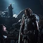 Ralph Fiennes, Liam Neeson, and Edgar Ramírez in Wrath of the Titans (2012)