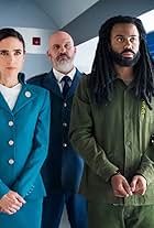 Jennifer Connelly, Mike O'Malley, and Daveed Diggs in Snowpiercer (2020)