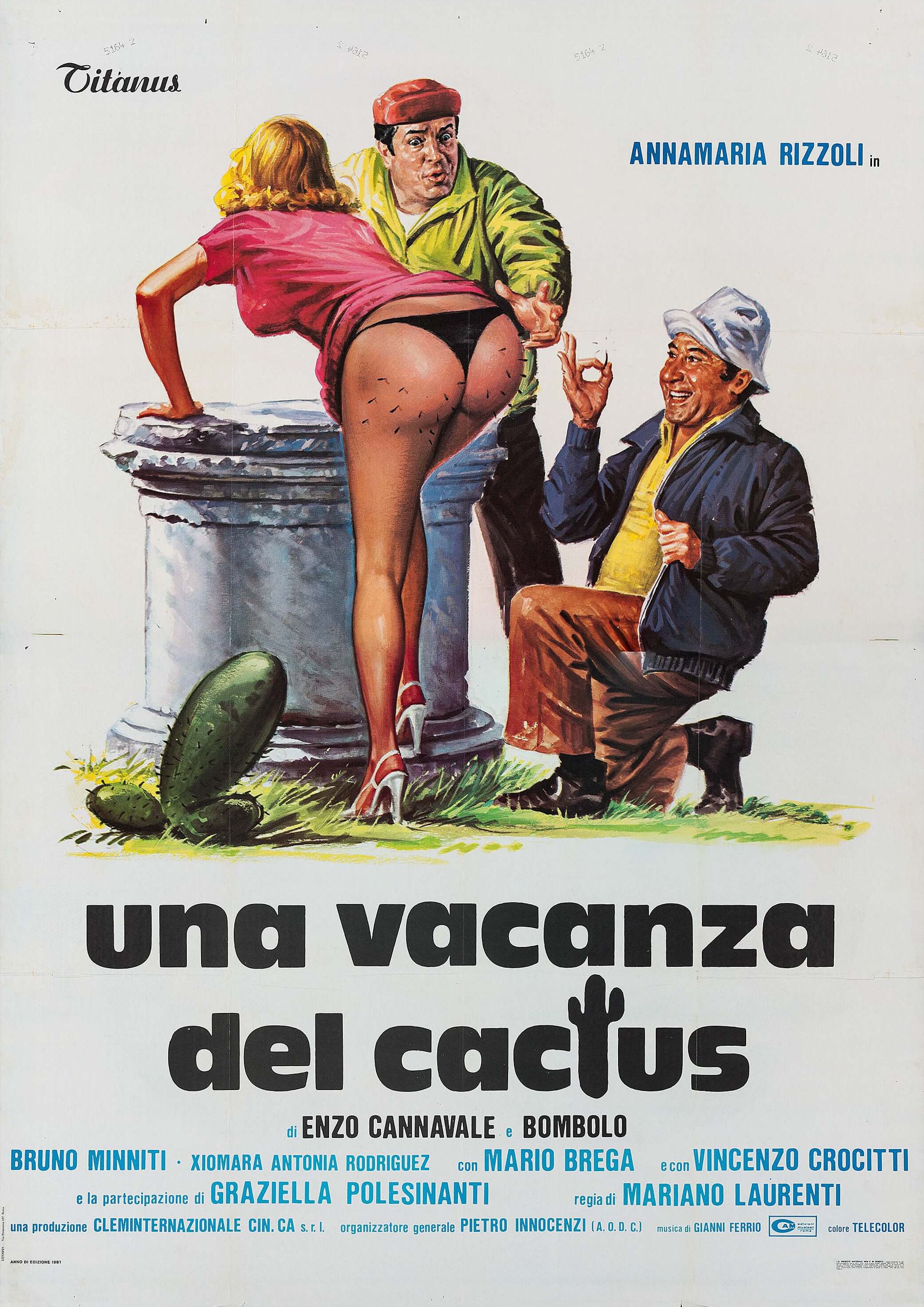 Bombolo, Enzo Cannavale, and Anna Maria Rizzoli in Una vacanza del cactus (1981)