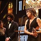 Lola Dueñas, Laia Marull, and Miki Esparbé in XI Premis Gaudí de l'Acadèmia del Cinema Català (2019)