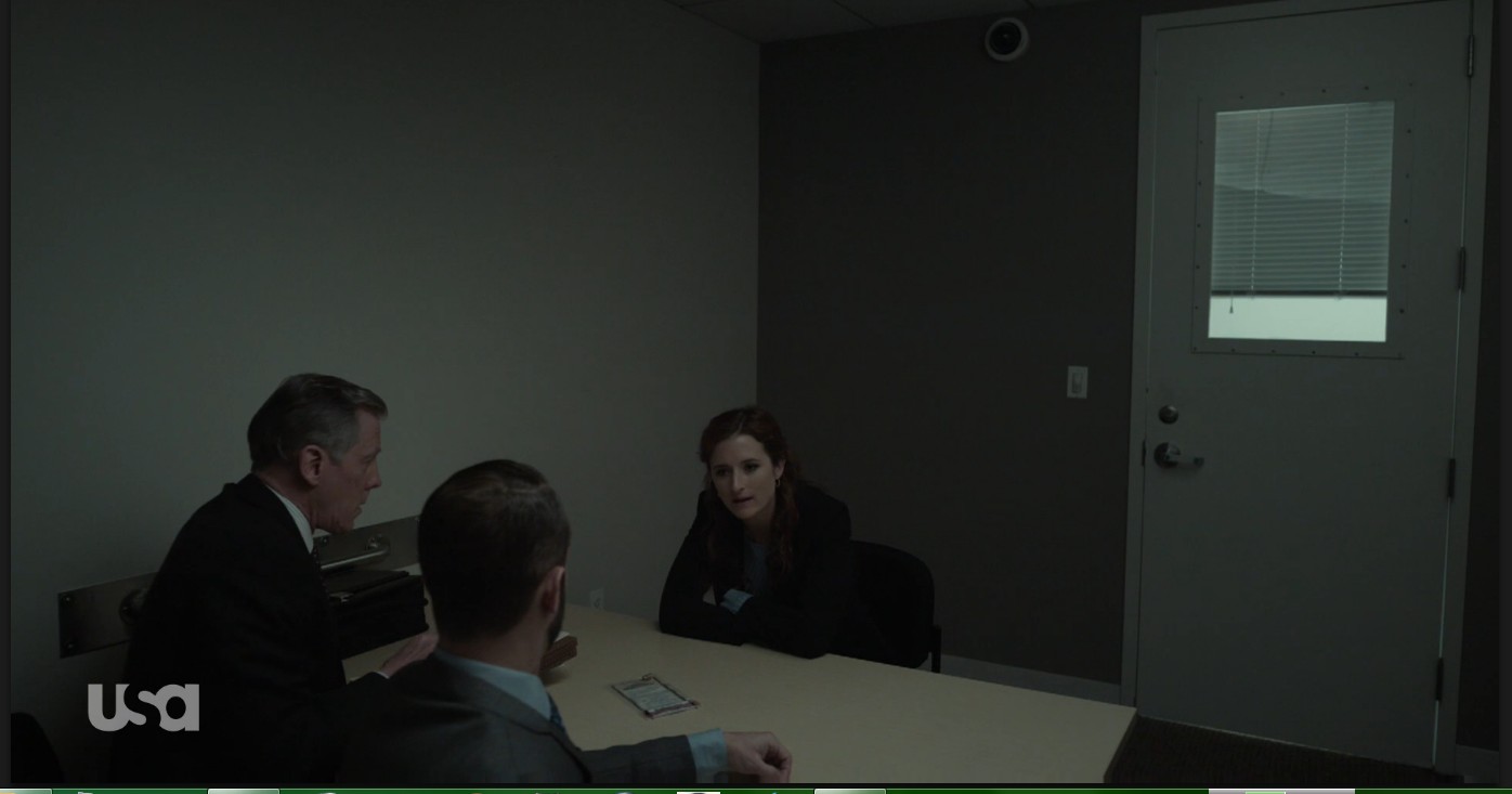 Steven Hauck, Nick Mills, and Grace Gummer in Mr. Robot (2015)