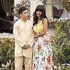 Manny Jacinto and Jameela Jamil in The Good Place (2016)