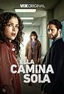 Christopher Von Uckermann, Alicia Jaziz, and Paulina Dávila in Ella Camina Sola (2023)