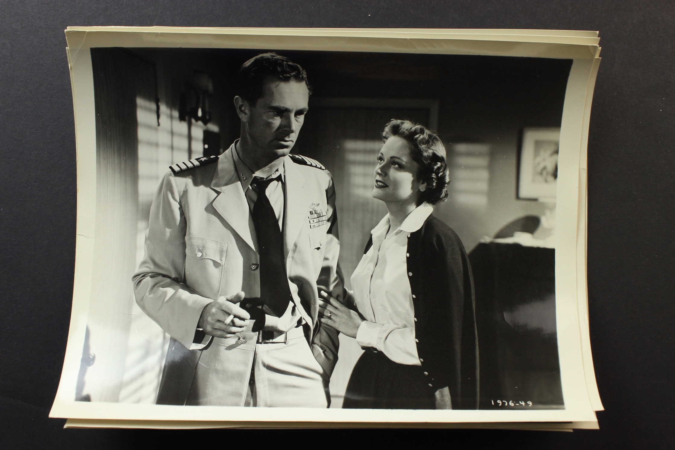 Sterling Hayden and Alexis Smith in The Eternal Sea (1955)