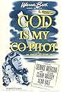 Alan Hale, Dane Clark, Andrea King, Raymond Massey, and Dennis Morgan in God Is My Co-Pilot (1945)