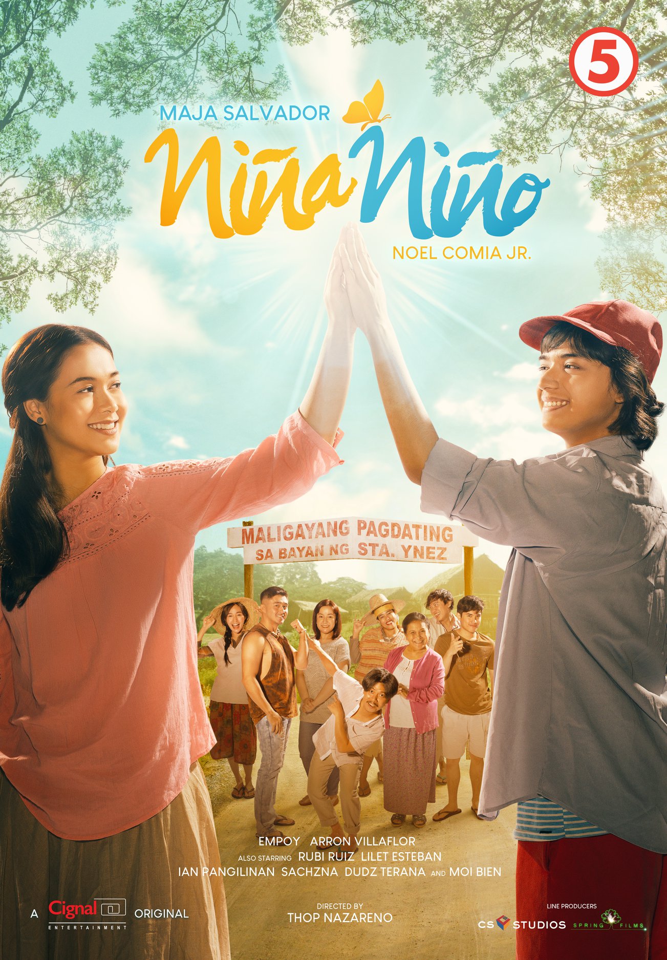 Ian Pangilinan, Lilet, Empoy Marquez, Maja Salvador, Arron Villaflor, Ruby Ruiz, Moi Marcampo, Dudz Teraña, Noel Comia Jr., and Sachzna Laparan in Niña Niño (2021)