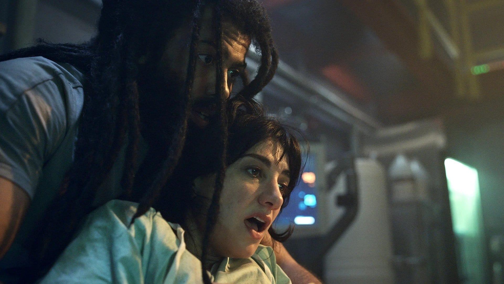 Sheila Vand and Daveed Diggs in A New Life (2022)