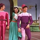 Bob Fosse, Ann Miller, Tommy Rall, and Bobby Van in Kiss Me Kate (1953)