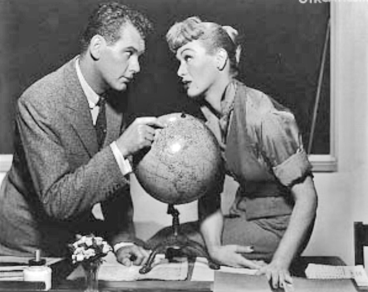 Eve Arden and Robert Rockwell in Our Miss Brooks (1952)