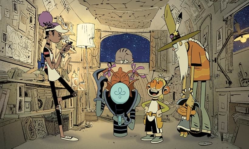 Tom Kenny, Fred Tatasciore, Keith Ferguson, Bennett Abara, Lily Rose Silver, and Jack Fisher in Kid Cosmic (2021)