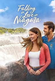 Dan Jeannotte and Jocelyn Hudon in Falling in Love in Niagara (2024)