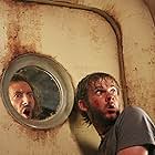 Henry Ian Cusick and Dominic Monaghan in Lost (2004)