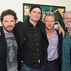 Guy Moshe, Josh Hartnett, Kevin McKidd and Ron Perlman at BUNRAKU art show