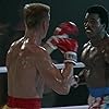 Dolph Lundgren and Carl Weathers in Rocky IV (1985)