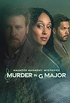 Tamera Mowry-Housley, Risteard Cooper, and Marco Grazzini in Haunted Harmony Mysteries: Murder in G Major (2023)