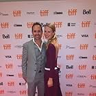 Robert Moloney and wife, Julie Lynn Mortensen at the TIFF red carpet premier of 'Brain on Fire'