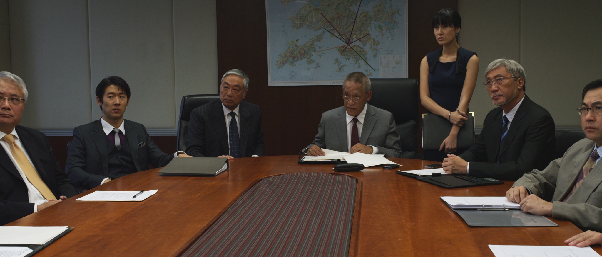 Richard Ng, Kenneth Tsang, and Kathy Uyen in Supercapitalist (2012)