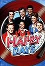 Ron Howard, Henry Winkler, Marion Ross, Tom Bosley, Erin Moran, Don Most, and Anson Williams in Happy Days (1974)
