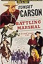 Sunset Carson, Pat Starling, and Cactus Jr. in Battling Marshal (1950)