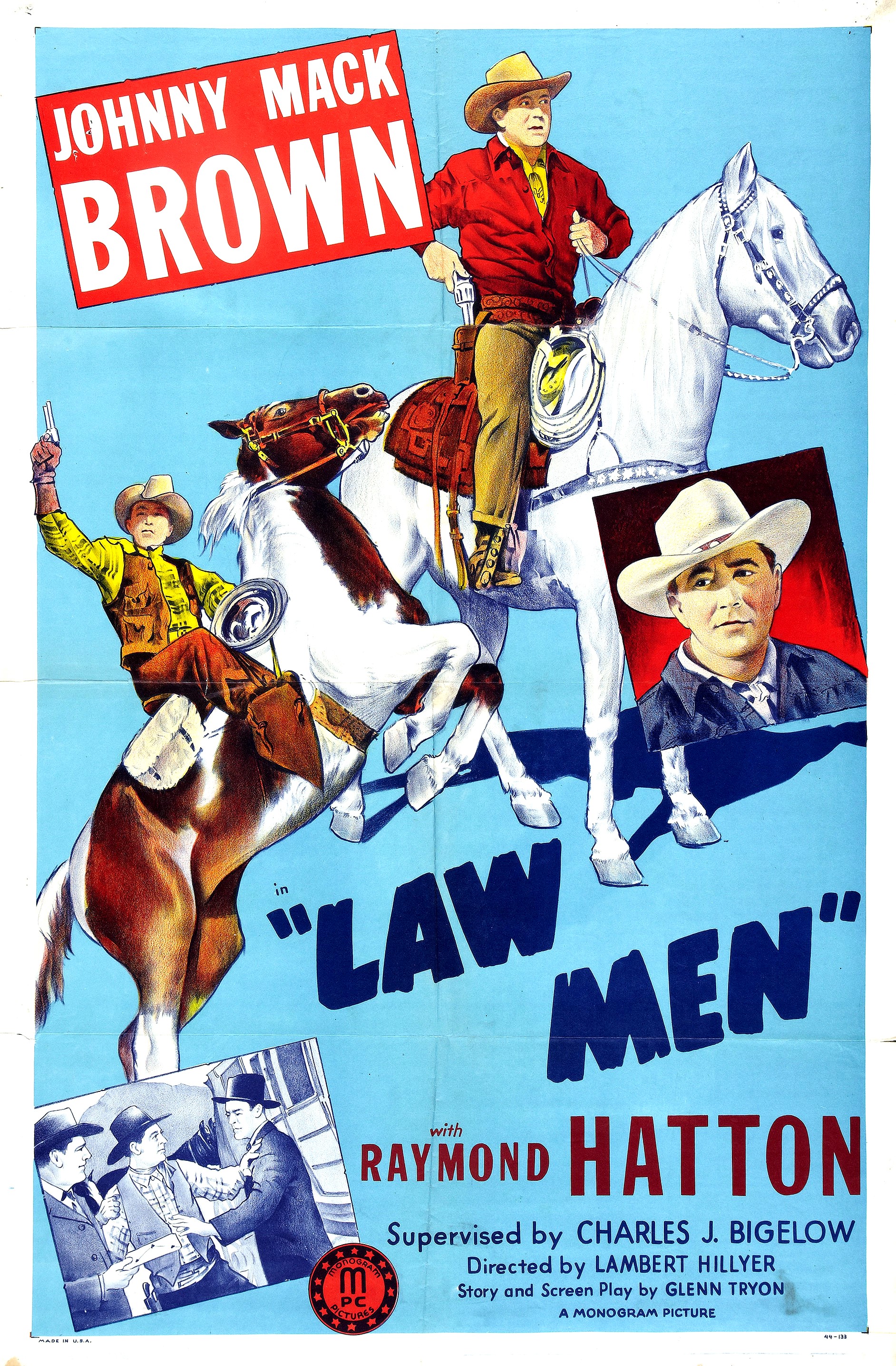 Johnny Mack Brown and Raymond Hatton in Law Men (1944)