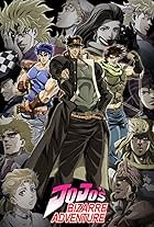 Unshô Ishizuka, Takehito Koyasu, Tomokazu Sugita, Daisuke Ono, Kenta Miyake, Daisuke Hirakawa, Kazuyuki Okitsu, and Fuminori Komatsu in JoJo's Bizarre Adventure (2012)